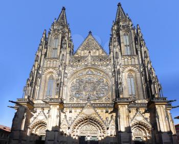 Cathedral of st. Vitus, Vaclav and Voiteha. Prague,Czech Republic.