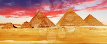 Royalty Free Photo of the Pyramids