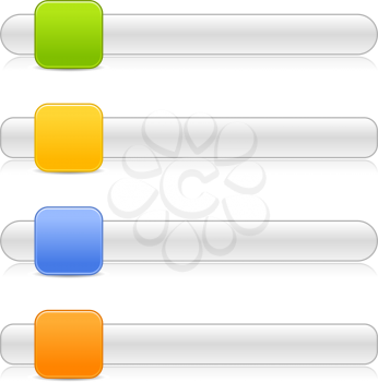 Royalty Free Clipart Image of Computer Buttons