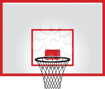 Royalty Free Clipart Image of a Basketball Net