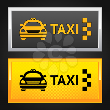 Taxi cab set label