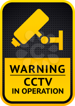 CCTV Camera Video surveillance sticker 10 eps