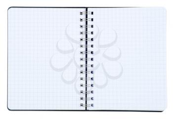 pencil and notebook on white