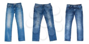 Blue Jeans Isolated on White