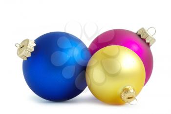  christmas ball isolated on white background