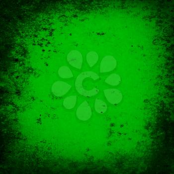 Grunge green background with space for text