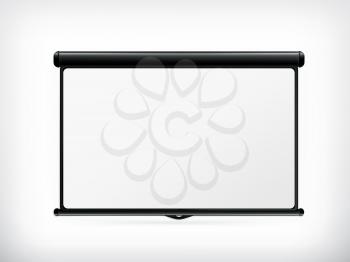 Blank Projection screen, vector