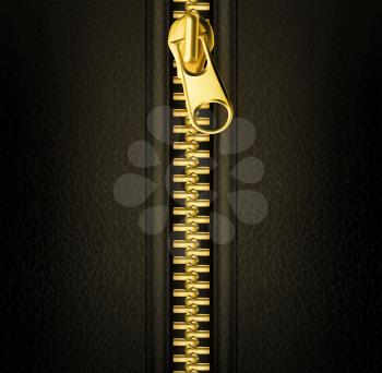 Zipper gold