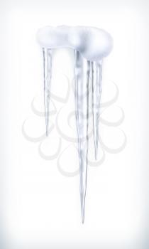 Icicles, vector object