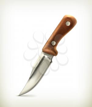 Knife, vector icon