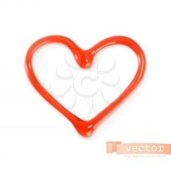 Sweet heart, vector illustration