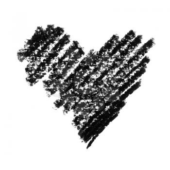 Painted Heart Symbol Heavy Version.
