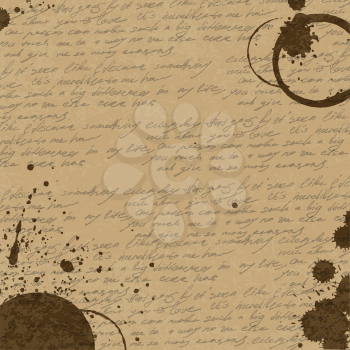 Vintage Abstract Coffee Background, vector, eps10