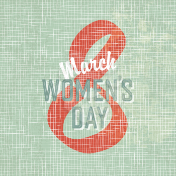 8 March, Women's Day Background