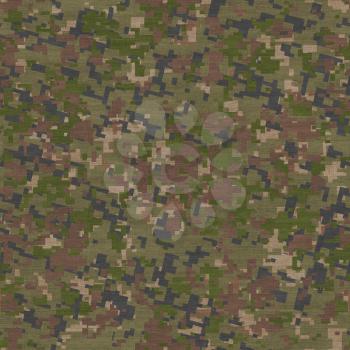Summer Camouflage Pattern. Seamless Tileable Texture.