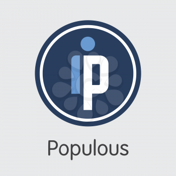 PPT - Populous. The Icon or Emblem of Crypto Currency, Market Emblem, ICOs Coins and Tokens Icon.
