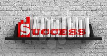 Royalty Free Photo of Books With the Word Success