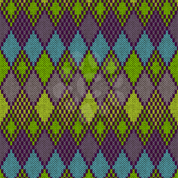 Ethnic Style Seamless Knitted Pattern