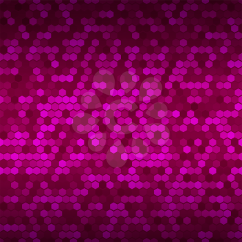 Abstract Seamless Halftone Comb Dots. Light Disco Club Fun Holiday Pattern. Bright Sparkle Party Vector Background