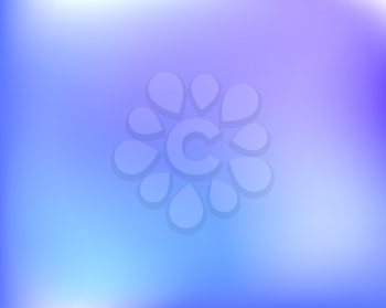 Abstract light blue violet bright blured gradient background. Vector llustration