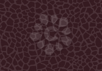Seamless stone wall pattern print design. Brown artwork background. Vector illustration