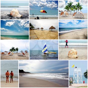 Royalty Free Photo of a Beach Collage