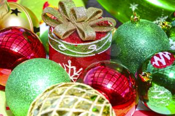 A beautiful collection of christmas decoration items