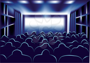 movie and theater. people in the movie