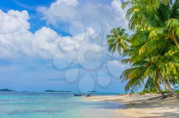 Royalty Free Photo of a Desert Islands in the Indian Ocean, Banyak Archipelago, Indonesia, Southeast Asia
