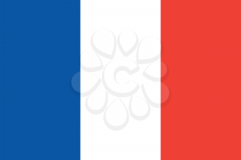 French flag in correct proportions and colors