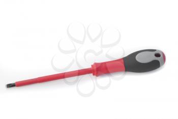Screwdriver on a white background.