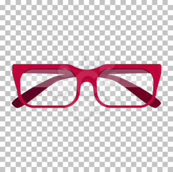 Classic glasses icon. Glasses isolated. Glasses model icons, man, women frames. Eyeglasses isolated. Hipster glasses. Club glasses. Office glasses. Metal framed geek glasses vintage. Vector glasses
