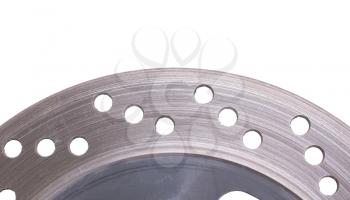 Single disc brake rotor of a motorcycle, used