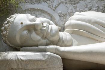 Large Sleeping Buddha, landmark on Nha Trang, Vietnam