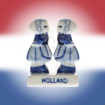 Dutch souvenir as a symbol of Holland, homosexual