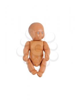 Baby doll isolated on a white background
