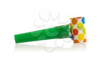 Air whistle isolated on a white background