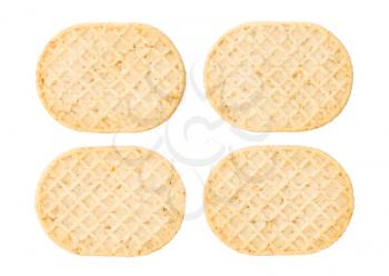 Small cookies isolated on a white background