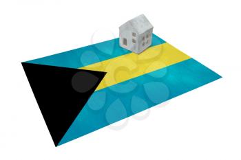 Small house on a flag - Living or migrating to Bahamas