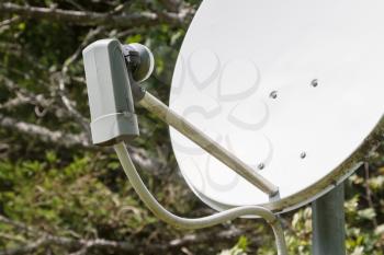 Satellite dish - Receiving TV, internet and radio