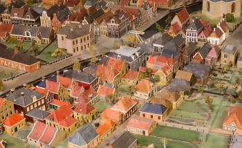 Old maquette of a village - The Netherlands