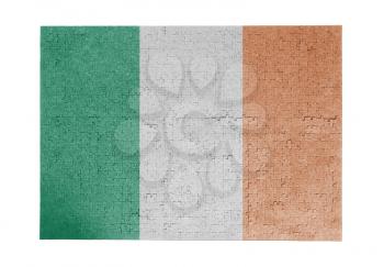 Large jigsaw puzzle of 1000 pieces - flag - Ireland