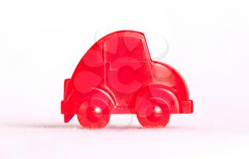 Toy car isolated on a white background