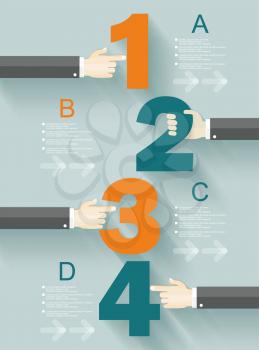Number options template. Can be used for workflow layout, diagram, business step options.
