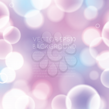 Abstract colorful shining bokeh background