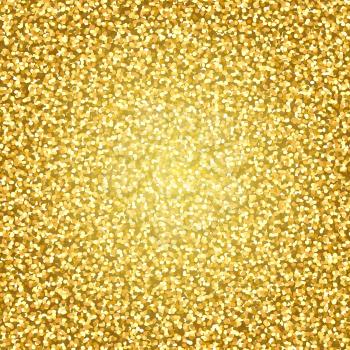 Abstract seamless pattern with glitter golden texture