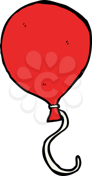 Royalty Free Clipart Image of a Balloon