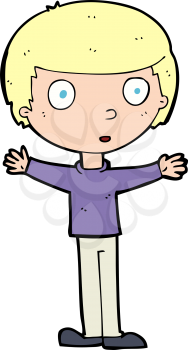 Royalty Free Clipart Image of a boy