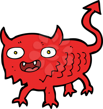 Royalty Free Clipart Image of a Demon