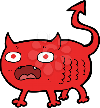 Royalty Free Clipart Image of an Imp